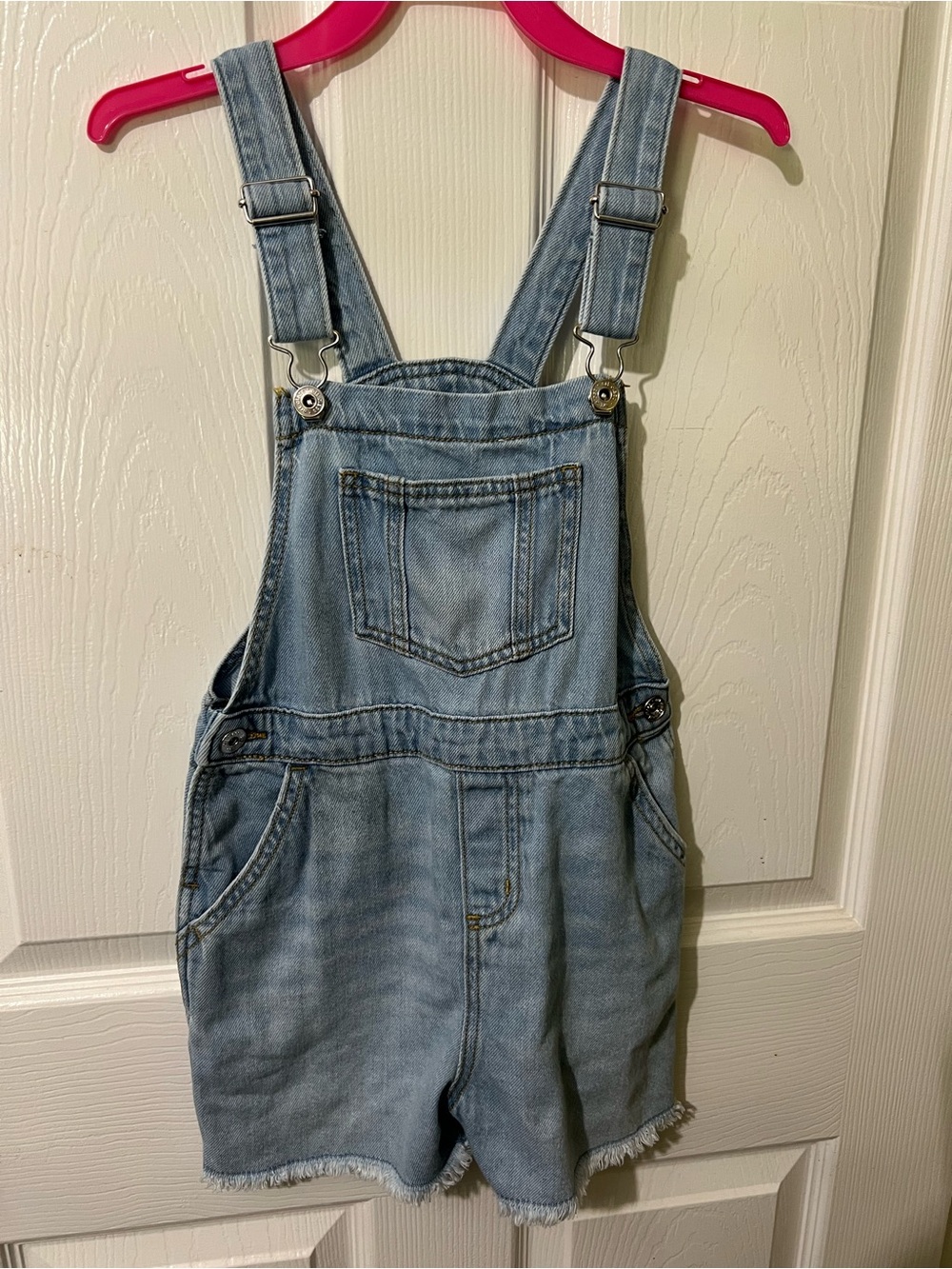 art class Light Blue Denim Short Overalls